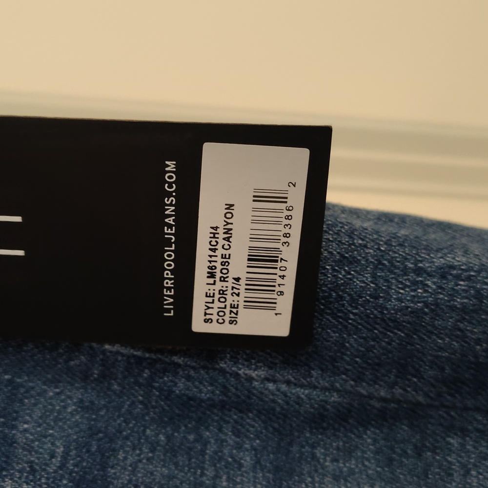 NWT Stitch Fix Liverpool Cat Eye Pull-On Skirt Indigo Color Rose Canyon 27/4 - Picture 9 of 16